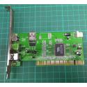 USED, PCI, Firewire Card, VT6306