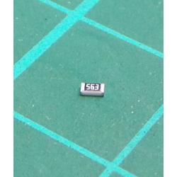 SMD Chip Resistor, 56 kohm, ± 5%, 100 mW, 0603 [1608 Metric], Thick Film, General Purpose, Farnell - 923-3598