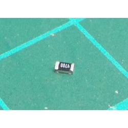 SMD Chip Resistor, 470 ohm, ± 1%, 100 mW, 0603 [1608 Metric], Thick Film, General Purpose, Farnell - 146-9815