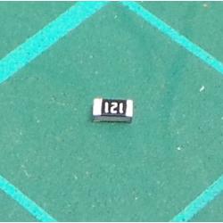 SMD Chip Resistor, 120 ohm, ± 5%, 100 mW, 0603 [1608 Metric], Thick Film, General Purpose, Farnell- 923-3261