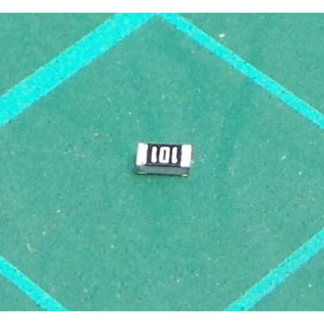 SMD Chip Resistor, 100 ohm, ± 5%, 100 mW, 0603 [1608 Metric], Thick Film, General Purpose, Farnell- 923-3253