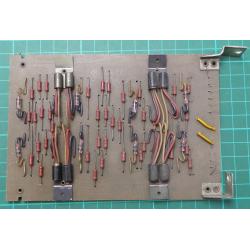 Used, retro PCB for component reclaim, Germanium Transistors and Diodes