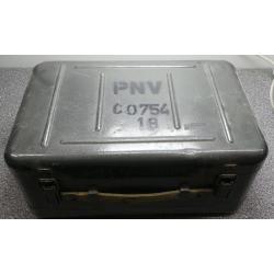 USED, PNV-57, Czech Army night vision system (from tank?), in metal case, with service record.