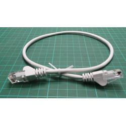 Patch cable, UTP, RJ45-RJ45, Cat5e, 0.5m, White