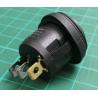 Rocker switch, SPDT, OFF-ON, 250V, 6A, Green, waterproof, KCD1-5-101NW