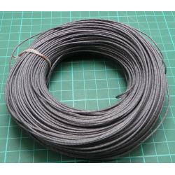 Solid Core, 28AWG, Black, Double Insulated, 84m length