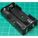 Battery Holder, 2 x AA / R6 / UM3, Solder Tags