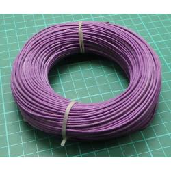 Stranded, 24AWG, Purple, Double Insulated, 65m length