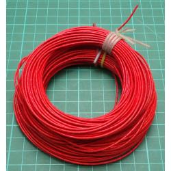 Stranded, 22AWG, Red, Double Insulated, 35m length