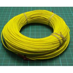 Stranded, 22AWG, Yellow, Double Insulated, 44m length