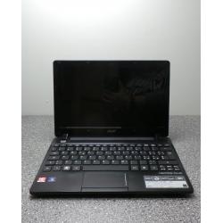 USED, Acer One 725, AMD C-60 APU with Radeon, 4GB, 128GB SSD, Battery dead, Display 1366x768, 12", Win 7 home Sticker