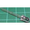 LED, Yellow , 5mm, 3Cd, 20mA, 2-2.2V
