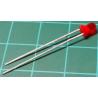 LED, Red, 3mm, 5mCd, 20mA, 2.25V