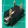 3.5mm mono jack socket, with switch