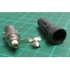BNC, Female, with gland for cable up to 6mm