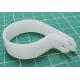 211-60039 - Fastener, P Clip, Screw Mount Cable Clamp, Nylon 6.6 (Polyamide 6.6), Natural, 10 mm