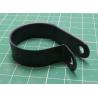 P Clip, Screw Mount Cable Clamp, Nylon 6.6 (Polyamide 6.6), Natural, 10 mm, HellermannTyton 211-60039