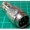 MIC connector, 5 Pin, Cable Mount