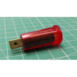 Kontrolka 12V WL-01 červená, průměr 12,5mm