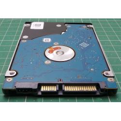 Complete Disk, PCB: 100705349 Rev D, Laptop Thin SSHD, ST500LM000, 500GB, 2.5", SATA