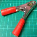 Battery Clamp, Red, 200A, 110mm length