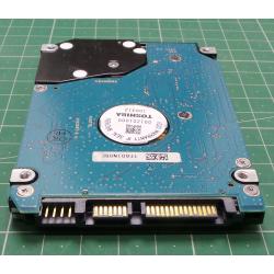 Complete Disk, PCB: G002587-0A, MK5056GSY, 500GB, 2.5", SATA