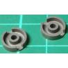 Cup Ferrite Core, 9.5mm outer, 8mm inner, 4mm inner, 2mm hole, 4mm height (2pcs)