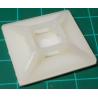 Self Adhesive Anchor Point for Cable Ties, 28x28mm