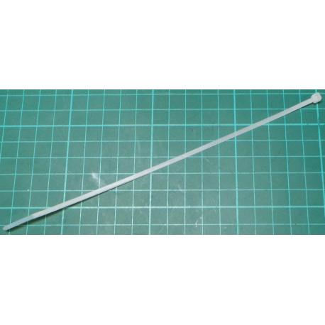 Cable Tie, 2.5x205mm, White