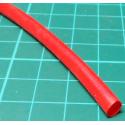 PVC Sleeving, 4.8mm Bore, Red, per meter