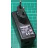 PSU, 6V DC, 1A, RJ10 Connector on PSU, No Cable, Euro Plug