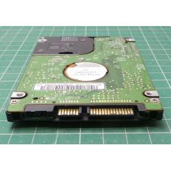 Complete Disk, PCB: 2060-771672-004 Rev A, WD5000BEVT-22A0RT0, 500GB, 2.5", SATA