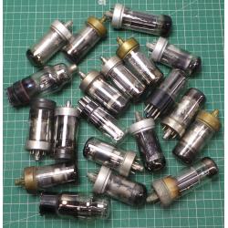 20 Used, Untested Valves / Tubes, part number rubbed off, or can't find data