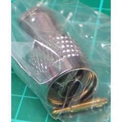 N Type connector 5mm (for RG58 etc)