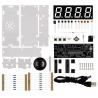 LED digital clock Kit, Green with thermometer and speaker