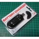 Battery Charger, 2xAA, USB, 200mA charging current