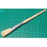 Brush, Flat Head, Natural Bristle, Size 2 (13mm x 5mm x 29mm bristles)