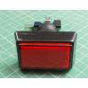 Switch, Arcade Style Illuminated, Push Button, Momentary, PBS-34, ON-(ON), 250V, 10A, Red