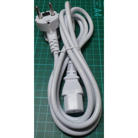 1.8m IEC connector to Euro Plug, Kettle lead