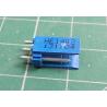 3 Pin SIL Header, Male, 2.54mm, TE 281695-3, 3A, Blue