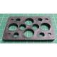 Plastic spacer, stachable, 78mmx50mmx5mm