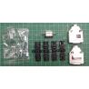 D Type, Plug, 9 Pin, Solder Bucket, with Backshell Kit