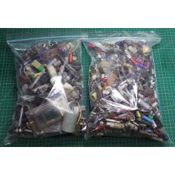Contents of junk box (NOS and used) components - 5.1Kg