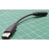 USB C to 3.5mm Jack Socket, Black