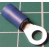M4 Ring Terminal, Crimp, Blue