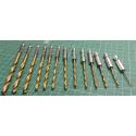 Drill Bit Set, HSS, Hex Shank, 13pcs, 1.5-6.5mm