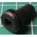 Grommet with Strain Relief, for 9mm hole, 6mm bore, 13mm x 21mm