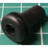 Grommet with Strain Relief, for 9mm hole, 6mm bore, 13mm x 21mm