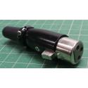XLR, 3 Pin, Socket, For Cable, Black