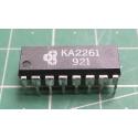 KA2261, FM Stereo Decoder, DIL16 IO